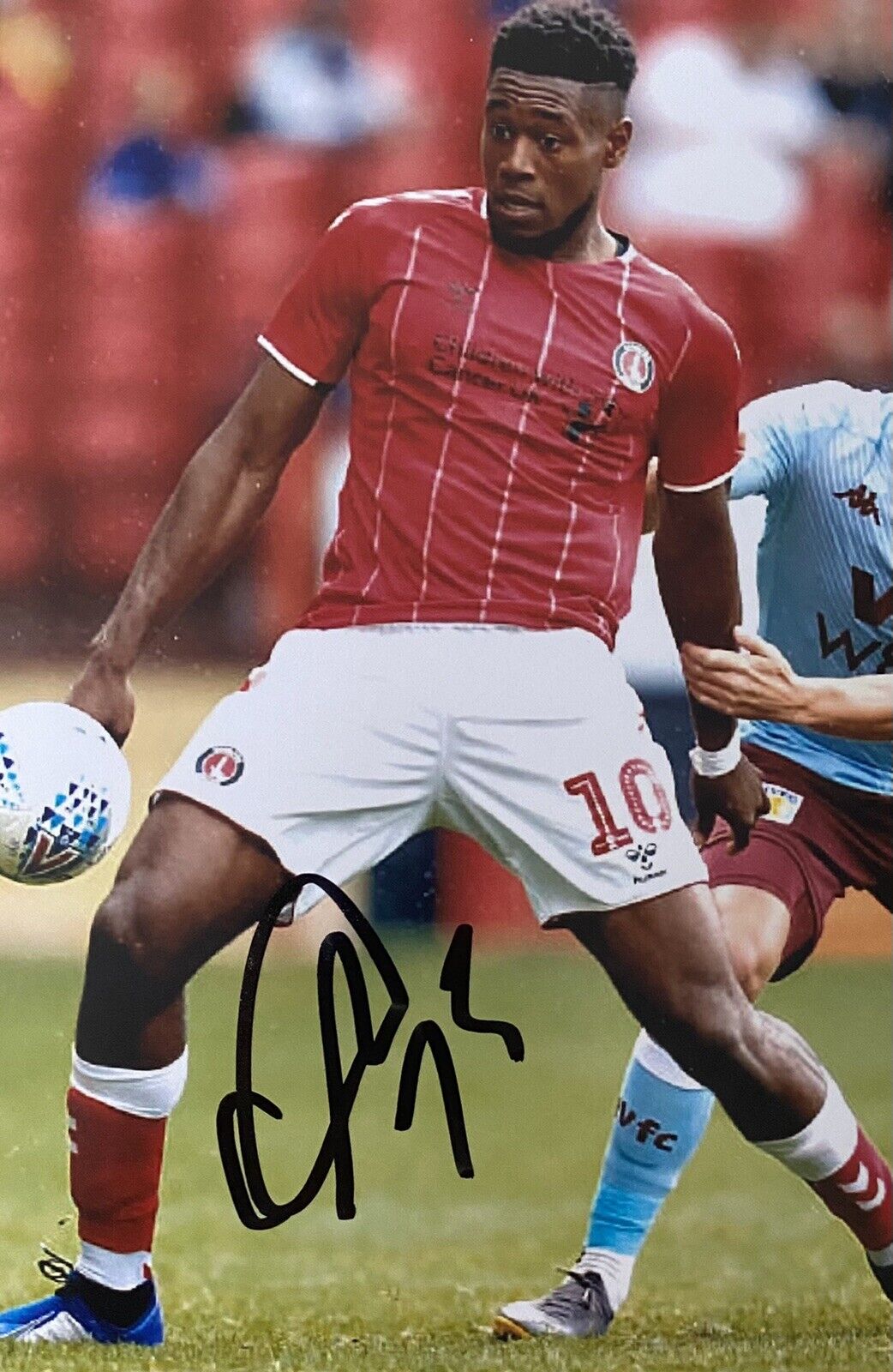 Chuks Aneke Genuine Hand Signed Charlton Athletic 6X4 Photo Poster painting