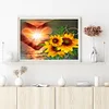 Diamond Painting -DIY Round Drill Heart Gesture Sunflower(60x50cm)