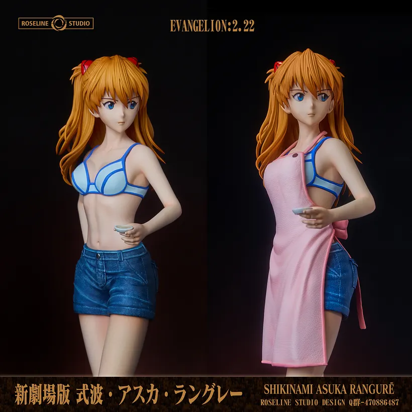 Roseline Studio - EVA - Asuka Langley Soryu 1/6 & 1/4 Scale Statue