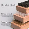3Pcs Ski Waxing Brush Kit Portable Ski Snowboard Tuning Brush for Outdoor Skiing