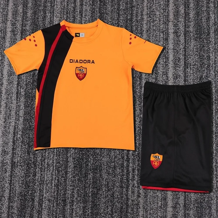 2005/06 Roma Second Away Retro Kids Set
