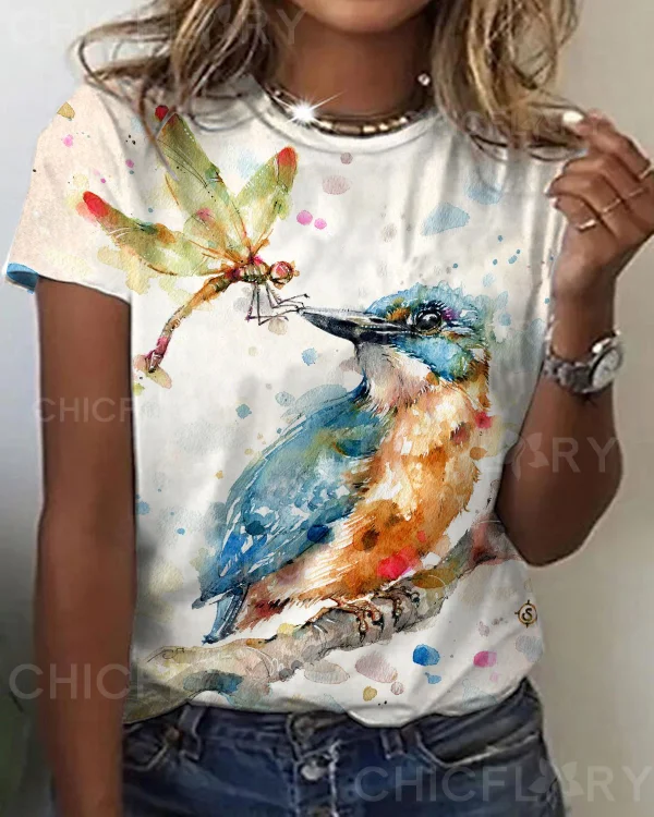 Women's Dragonfly Asuka Crewneck Top