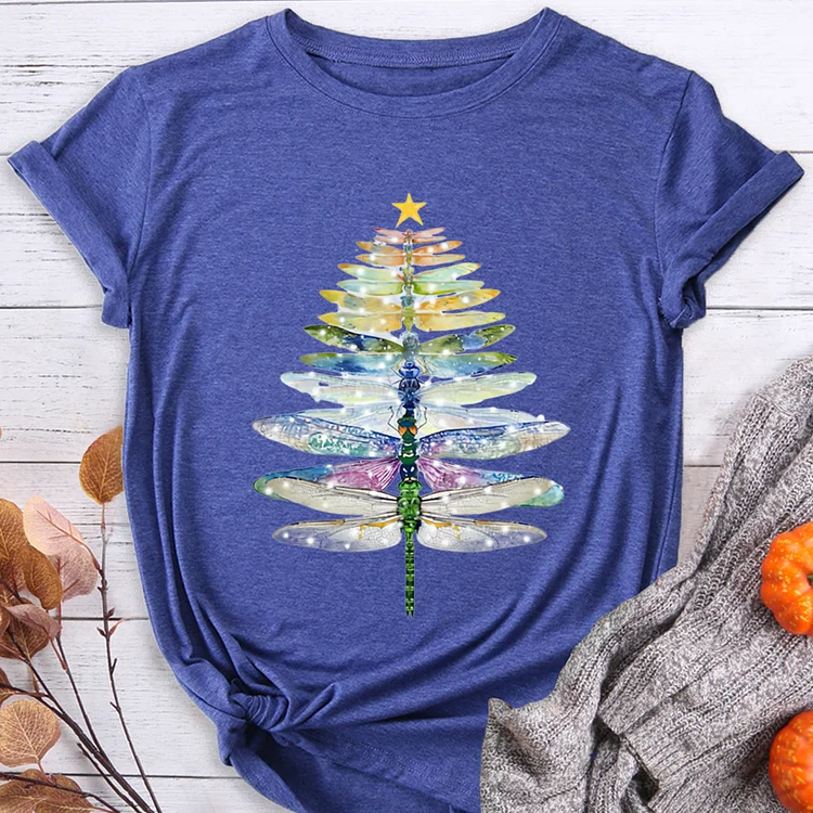 Dragonfly christmas tree online sweatshirt