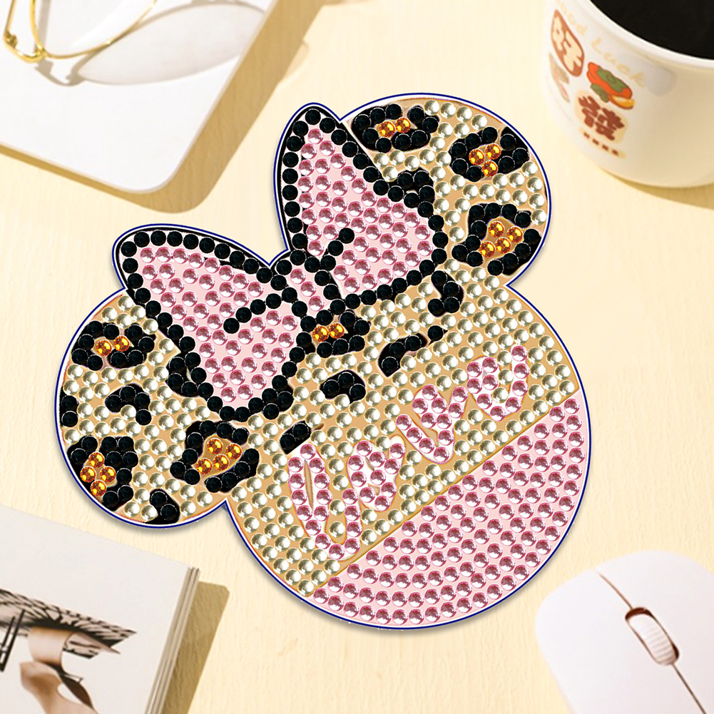 DIY Diamond Painting Coasters Kit Diamonds Cup Mat Cartoon Mickey (MZ021)