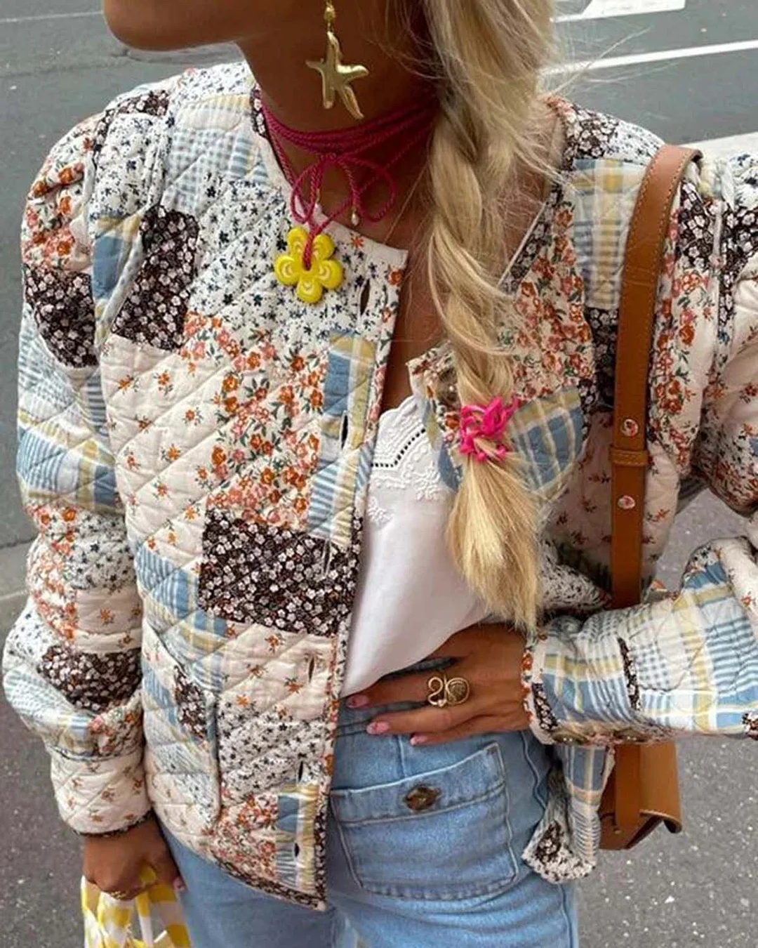 FLORAL PRINT CARDIGAN 54b9