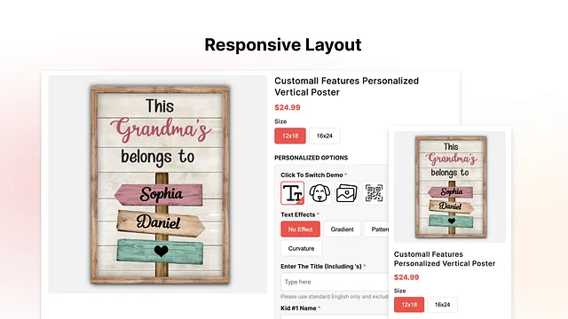 Customall - Product Personalizer for POD