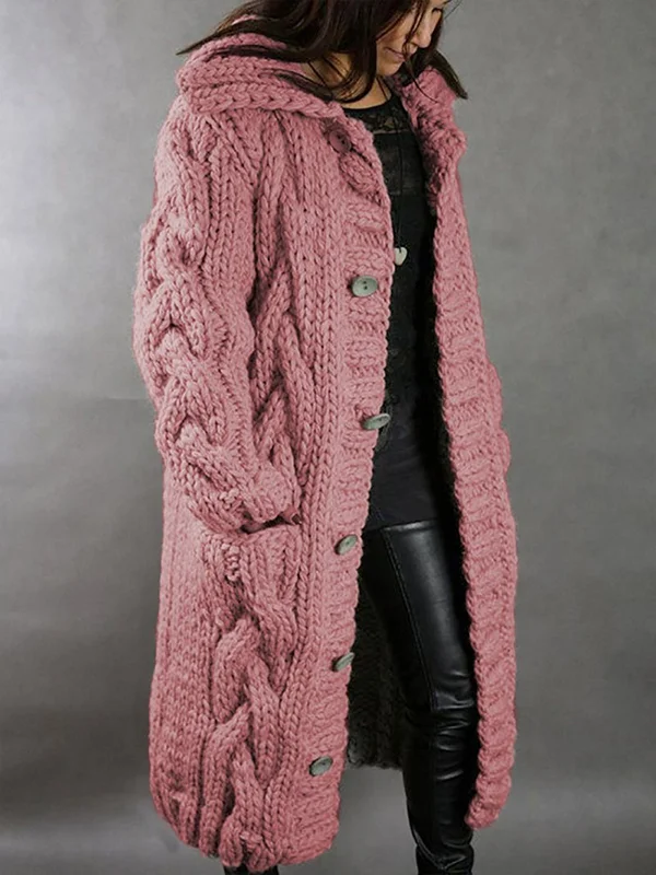Casual Fashion Hooded Sweater Coat