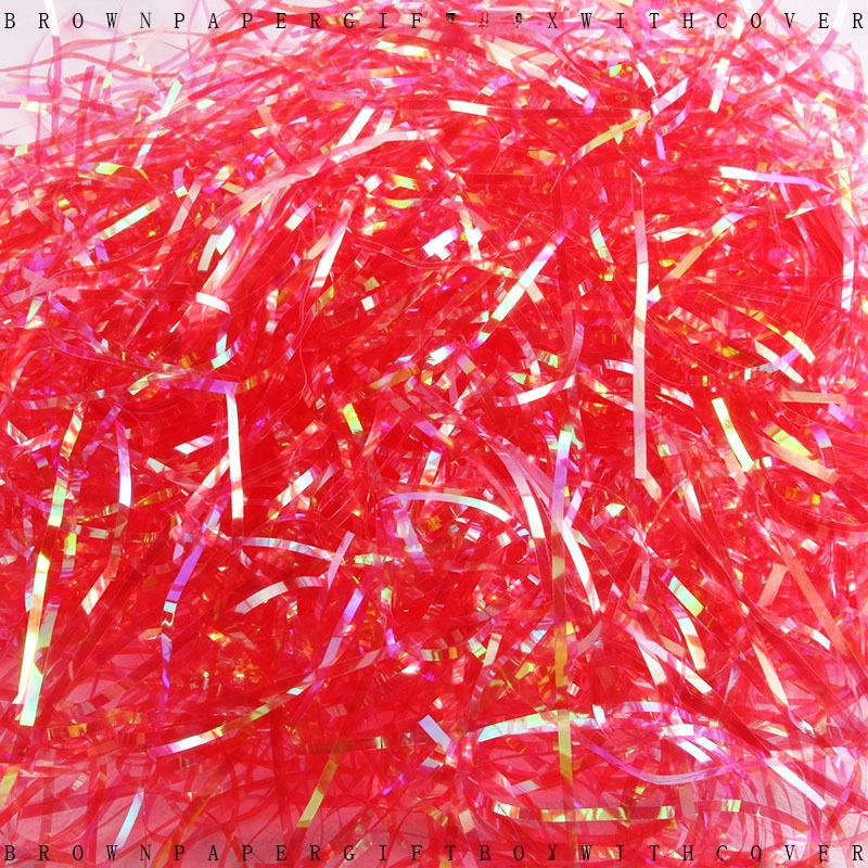 Magic Color Raffia Grass Shredded Paper Silk Filler Factory Gift Box Accessories Diy Material Handmade Factory Direct Sales