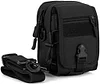 Molle Hüfttasche Mini Gürteltasche Taktisch Zubehörtasche Crossbody Tasche Multifunktional Beutel Handytasche zum Aufhängen Klein Tasche für Training Camping Reise Fitness Wanderung Radfahren