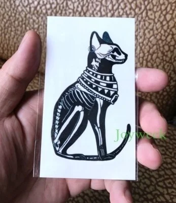 Waterproof Temporary Tattoo sticker protector of Ancient Egypt Greece Egyptian totem Anubis tatto flash tatoo fake tattoos 7