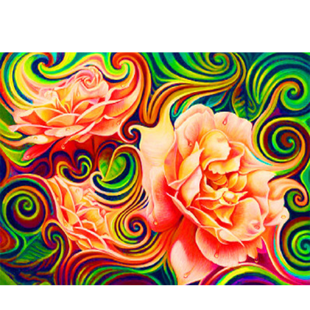 

Flower - Round Drill Diamond Painting - 40*30CM, 501 Original