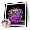 (US Only)Paint By Numbers Kit On Canvas DIY Oil Art Vase Picture Home Wall Decor40x40cm