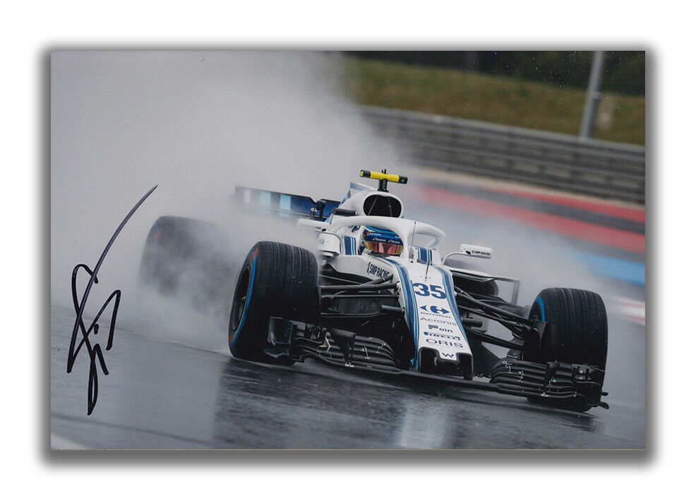 SERGEY SIROTKIN HAND SIGNED 12X8 Photo Poster painting - FORMULA 1 AUTOGRAPH - WILLIAMS 1.