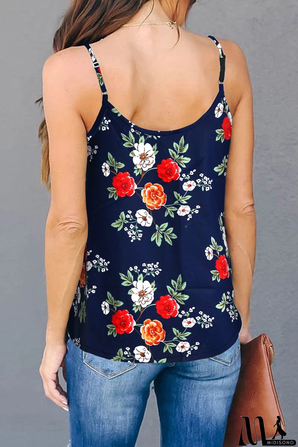 MidiSono - Print Mesh Cami Tank