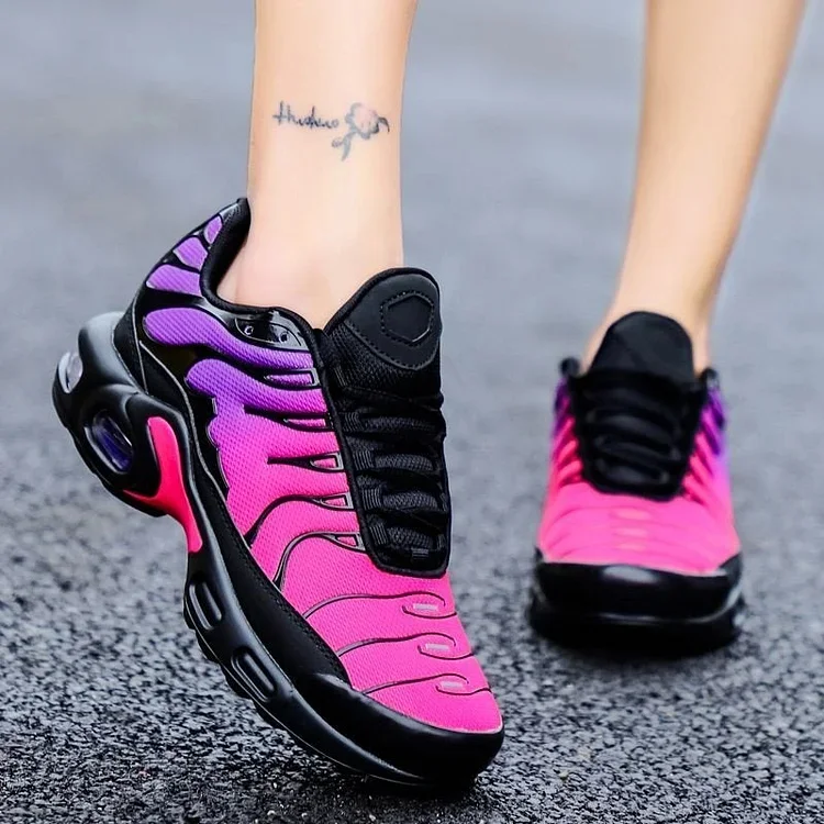 Women Air Cushion Shoes Fashion Multicolor Sneakers