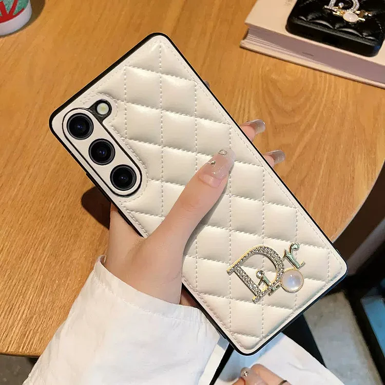 Eleganckie etui ze skóry bydlęcej na telefon Galaxy S23/S22