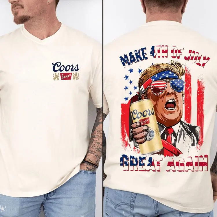 Loveyoufancy Make 4th of July Great Again T-shirt