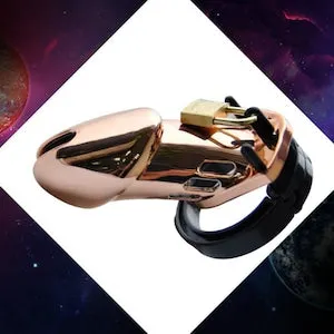 blowmotion vibrating male masturbator Chastity Cage Vibrator For Men – BDSM Locking Device With 10 Vibration  Modes, App/Remote Control, 5 Sizing Rings Chastity Cage Pink Male main image 0