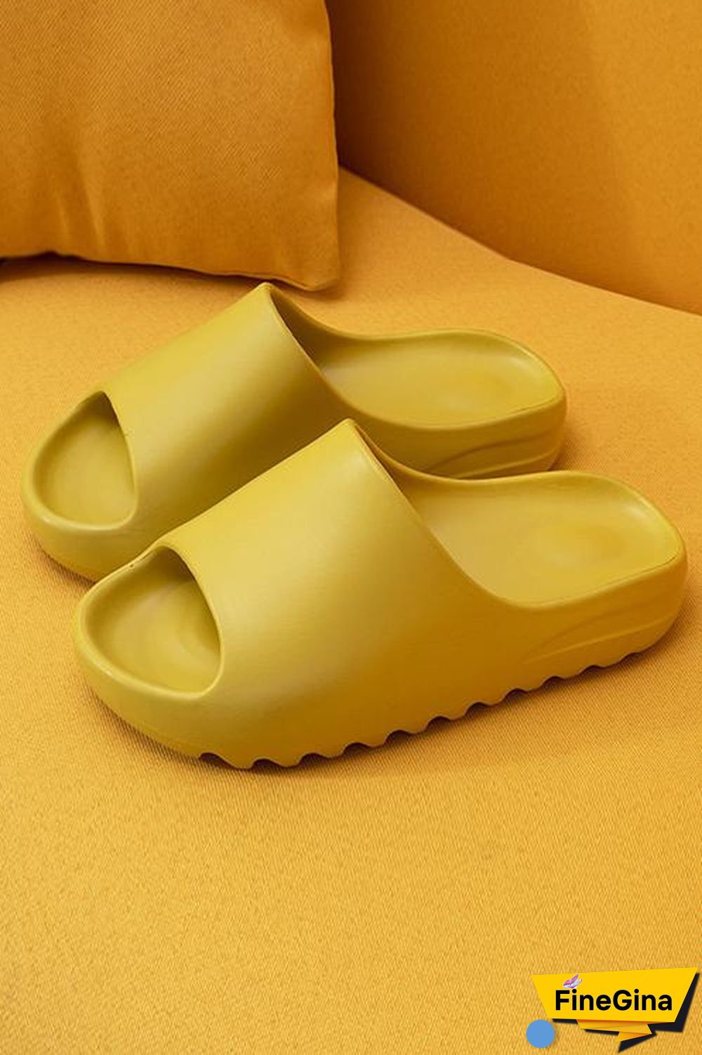 Open Toe Chunky Footbed Slippers