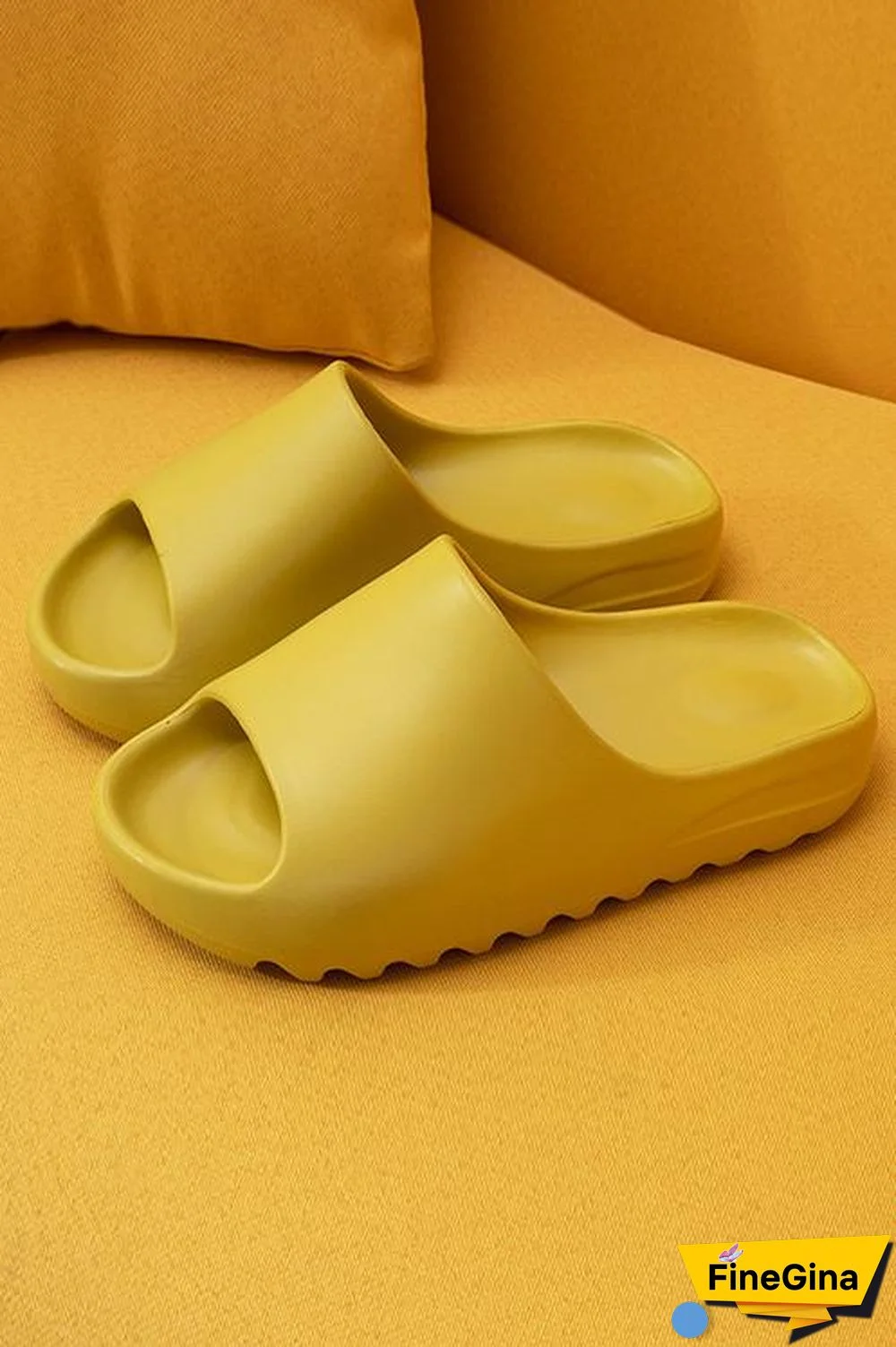 Open Toe Chunky Footbed Slippers