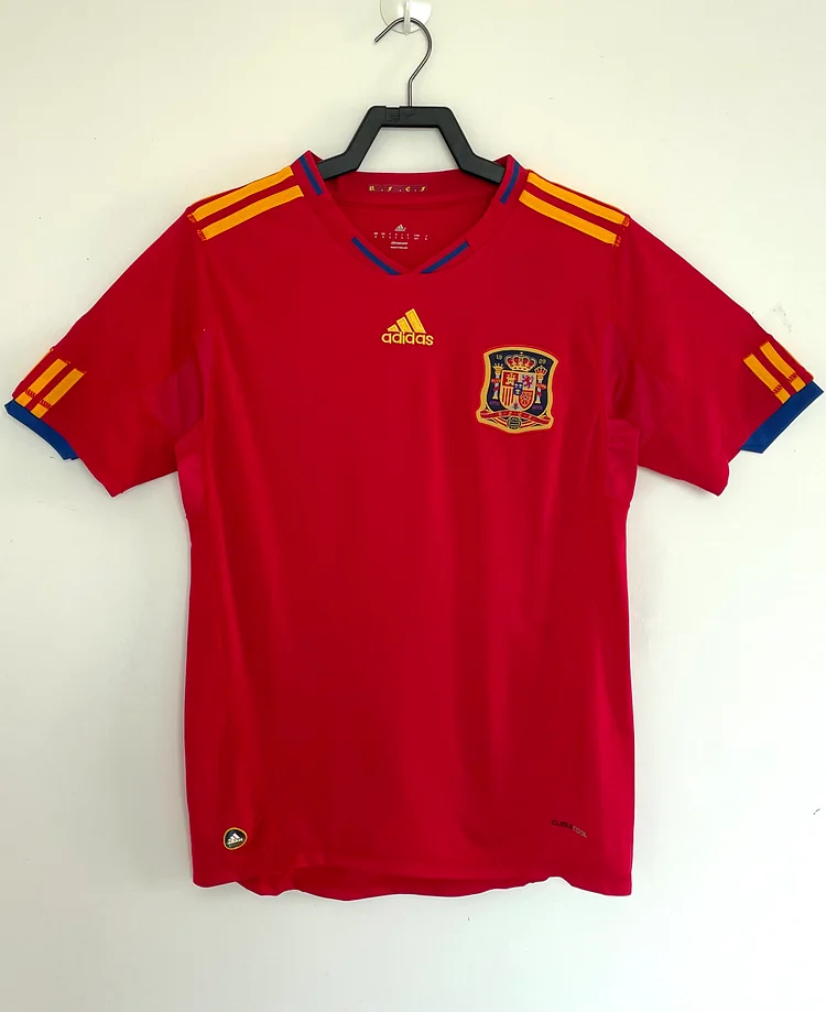 2010 Spain Home Retro Jersey