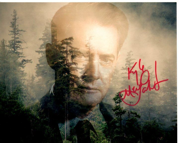 KYLE MACLACHLAN signed autographed TWIN PEAKS DALE COOPER 8x10 Photo Poster painting