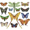 【Limited Stock Sale】Colorful Butterfly Logo-14CT Stamped Cross Stitch 34*30cm/13.39*11.81in tapestrymarket