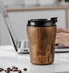 Coffee Cup Ceramic Large Capacity Thermos Cup Retro High Value Travel Cup Portable Stainless Steel Water Cup