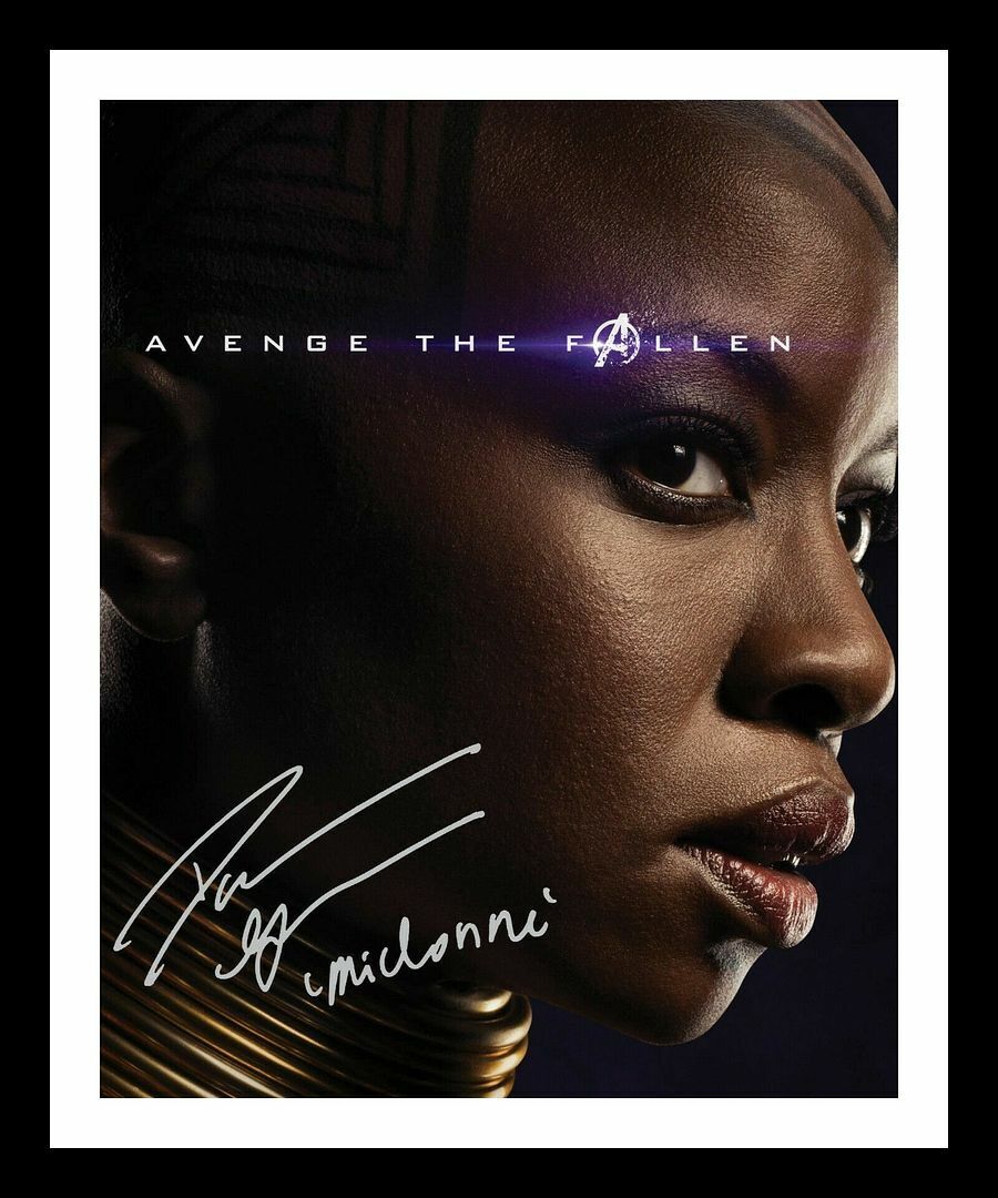 Danai Gurira - The Black Panther - The Avengers Signed & Framed Photo Poster painting