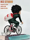 Chibi Ver. Riding Bicycle Kaede Rukawa 2.0 - SLAM DUNK Resin Statue - M3 Studios