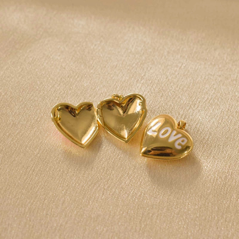 1 Piece 19 * 19mm Copper Zircon Heart Shape Jewelry Accessories Pendant