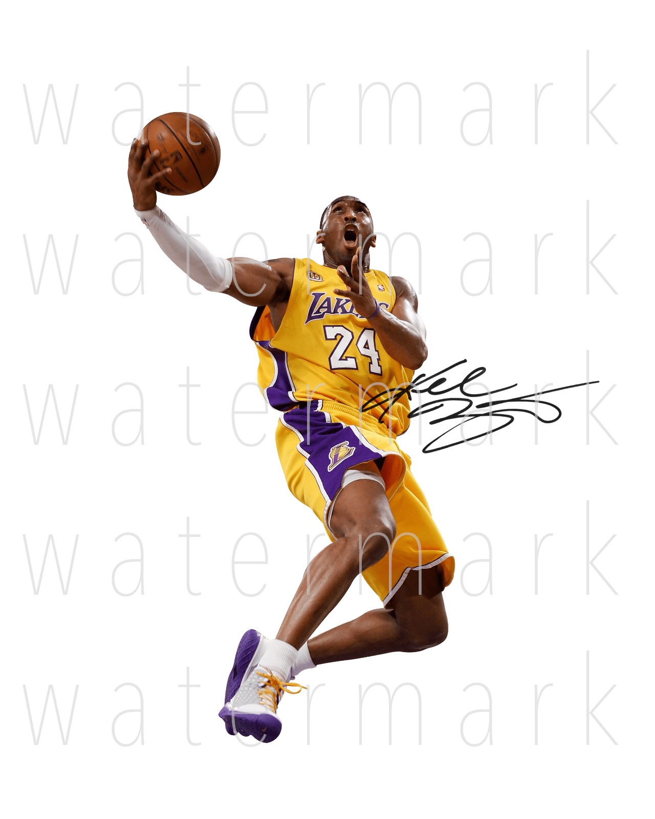 Kobe Byrant signed Los Angeles LA Lakers Photo Poster painting 8X10 poster picture autograph RP