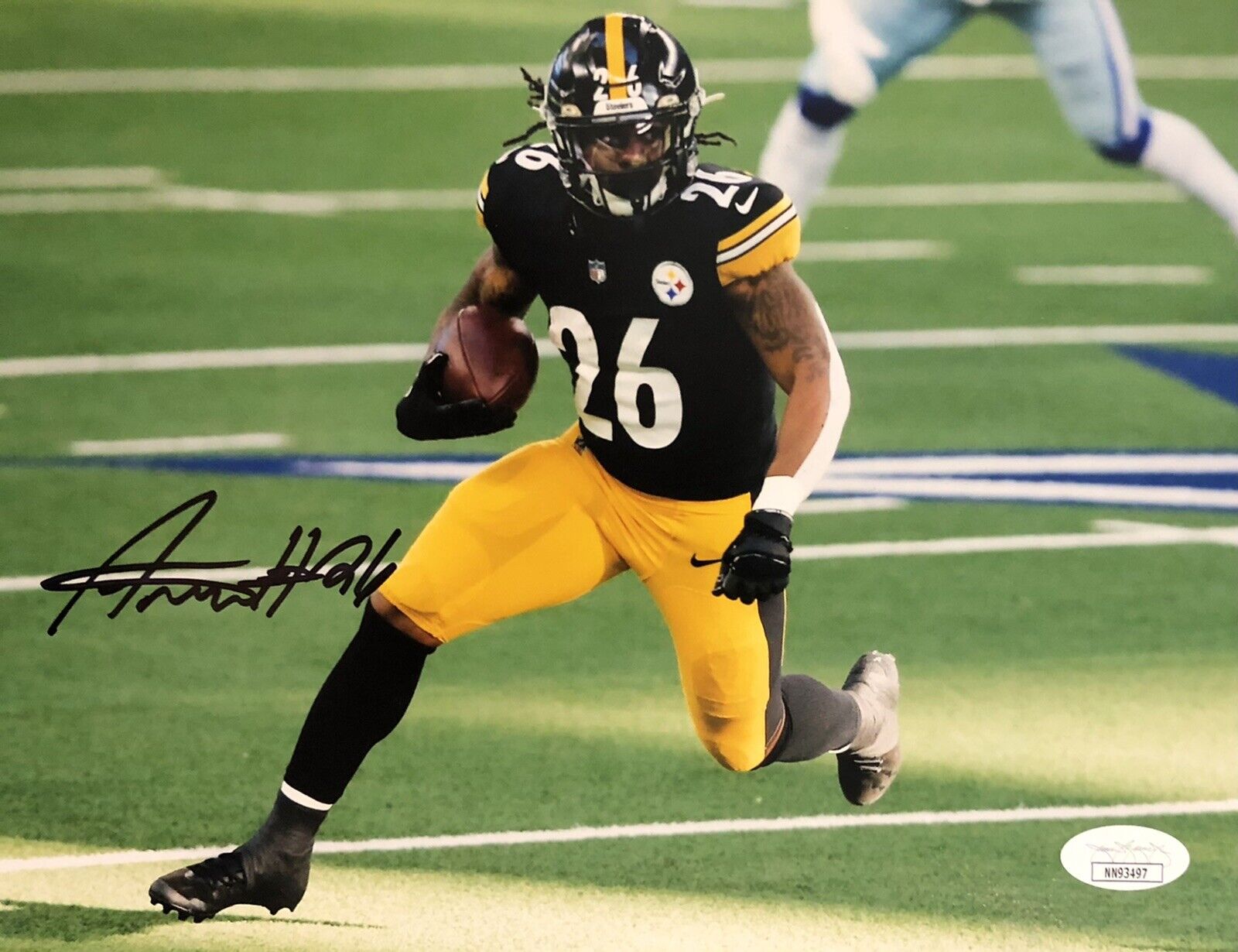 Anthony McFarland Signed Autographed Pittsburgh Steelers 8x10 Photo Poster painting JSA