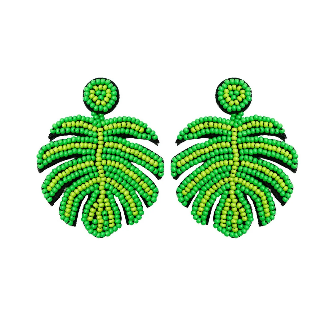 Dvacaman Super Cute Red Margarita Earrings for Women Handmade Statement Beaded Champagne Wine Glass Earrings High Quality Bijoux