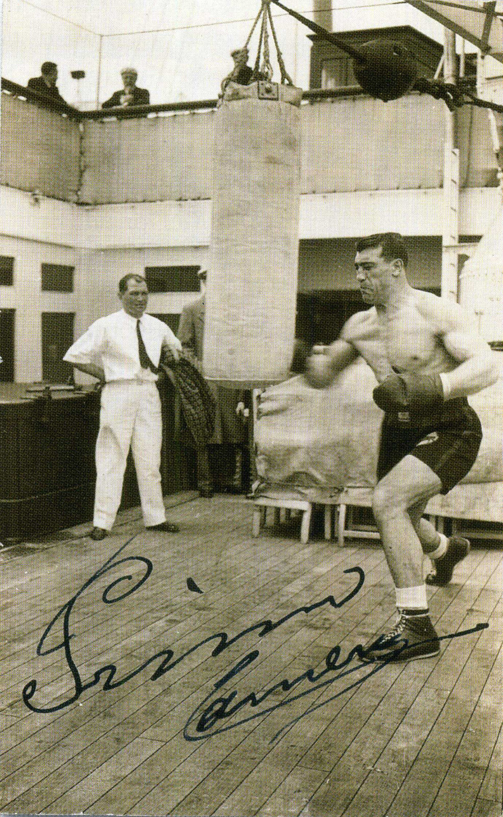 PRIMO CARNERA Signed Photo Poster paintinggraph - World Heavyweight BOXING Champion - preprint