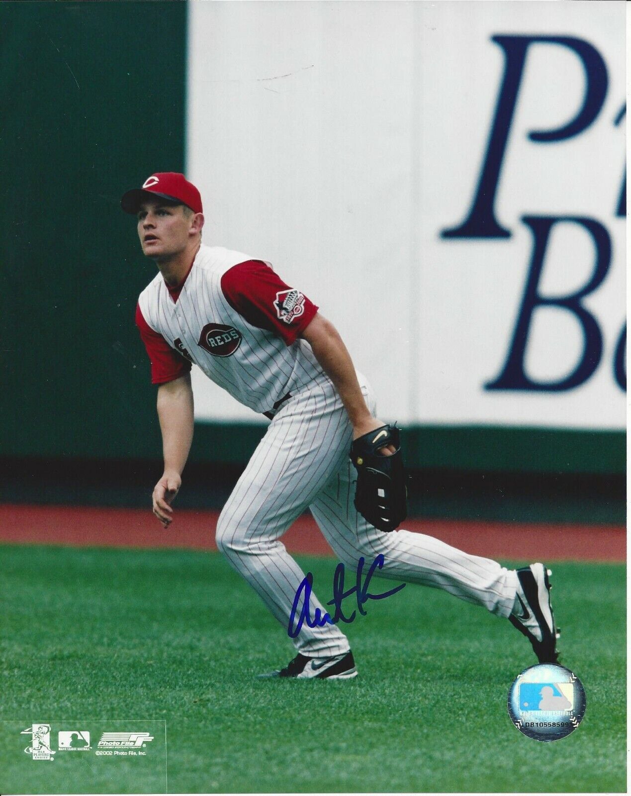 Austin Kearns Autographed 8x10 Cincinnati Reds#S1156