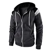 Men's Color Block Color Contrast Fashion Casual Hooded Jacket