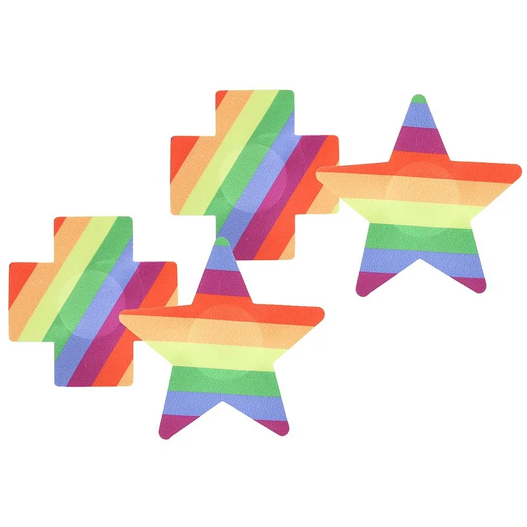 pornhint Pornhint Rainbow Pasties 2 Pack
