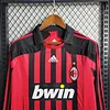 2007/2008 Retro Long Sleeve AC Milan Home Football Shirt 1:1 Thai Quality