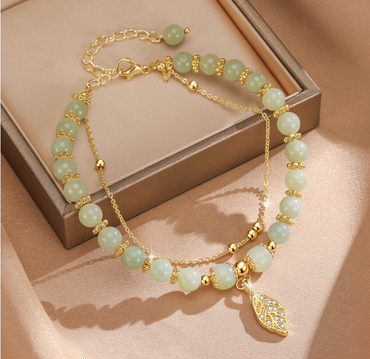 High Standard Jade bracelet for lady Valentine's Day gift send girlfriend wife birthday gift jade bracelet for love ones first choice gift for her [Hetian jade] Jinzhiyuye bracelet include rose gift box