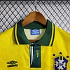 1991-1993 Retro Brazil Home Football Shirt 1:1 Thai Quality