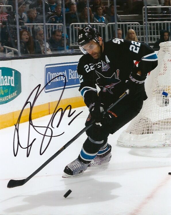 San Jose Sharks Dan Boyle Signed Autographed 8x10 Photo Poster painting COA