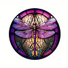 Diamond Painting Acrylic Suncatcher Dragonfly Hanging Decor for Window Decor