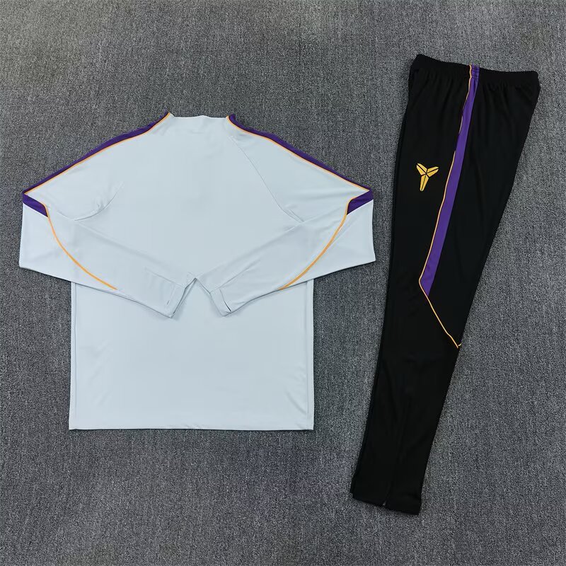 26/27 Barcelona Half-Pull Training Suit Football Jersey Set Thai Quality