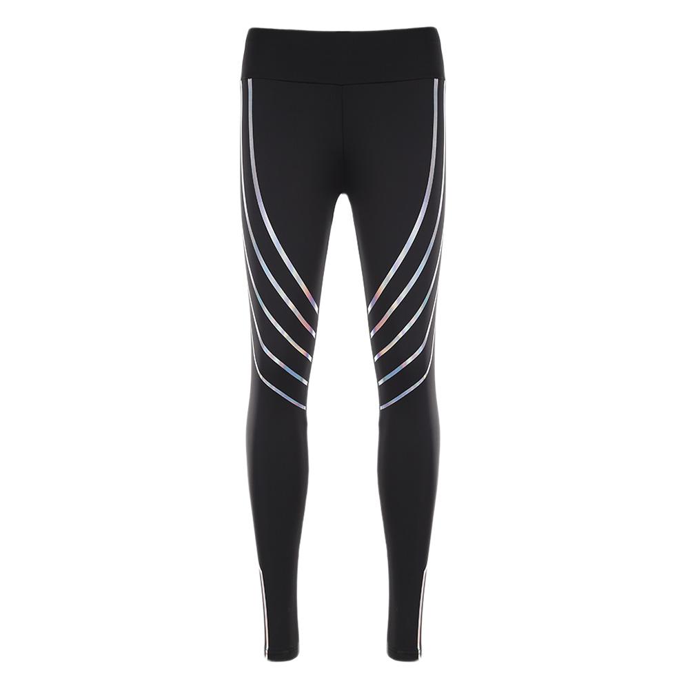 

Women Sports Nightlight Yoga Pants High Waist Exercise Fitness Leggings, Black, 501 Original