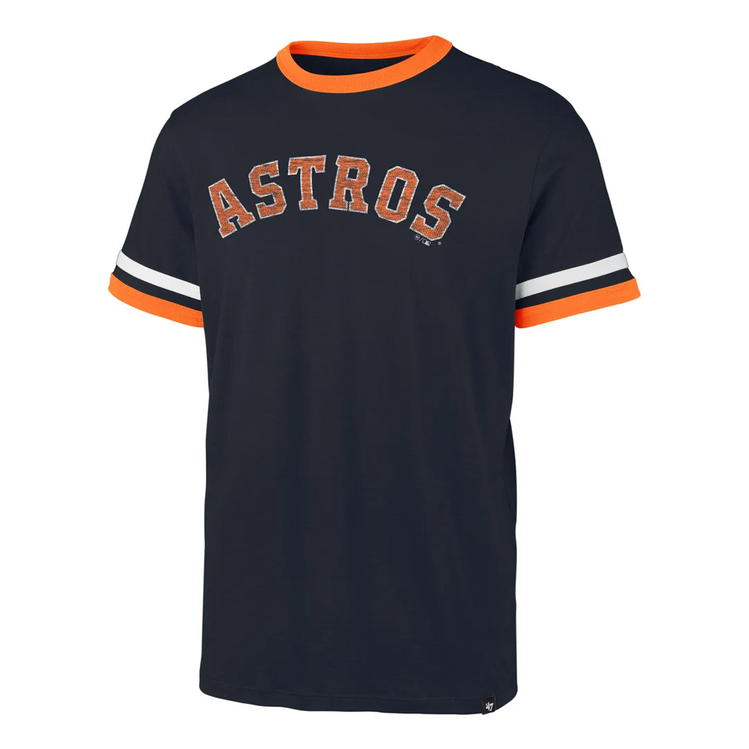 New Era Houston Astros Retro Ringer Tee