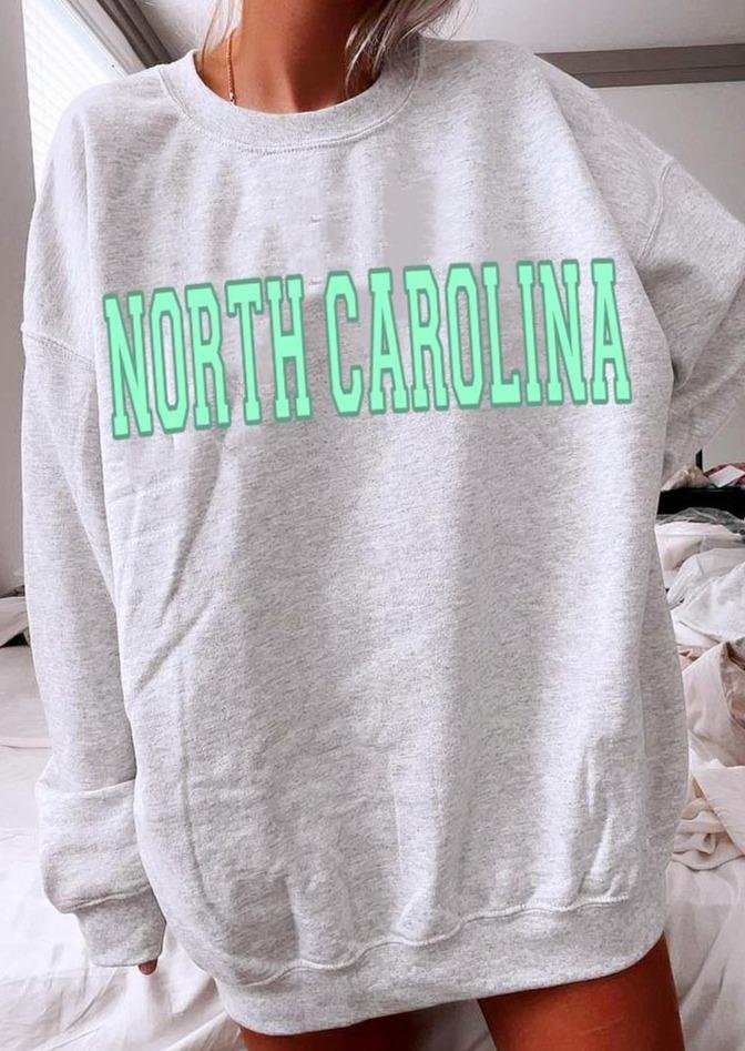 NORTH CAROLINA CREWNECK August Lemonade August Lemonade