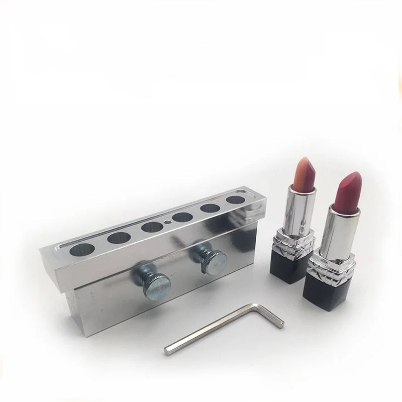 2/4/6/12 Cavities 12.1mm DIY Lipstick Aluminum Alloy Silver Mold Lip Rouge Balm Lipbalm Makeup Making Tool Fill Mould Only