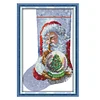 Santa Claus -16CT Stamped Cross Stitch Kit(33*49cm)