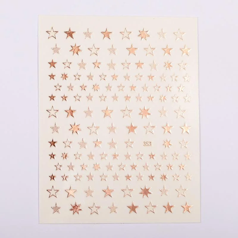 3D Glitter French Stickers On Nails Silver Powder White Hypotenuse Edge Nail Art Decals Sliders Shiny Adhesive Sliders Manicures